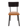 Bolero Metal & PU Side Chair (Vintage Camel) (Pack 4)