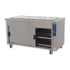 Moffat Heavy Duty St Steel Eco Hot Cupboard with Bain Marie 4 x 1/1 (Direct)