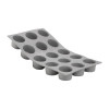 DeBuyer Elastomoule Silicone Mould 15 Mini Muffins - 39ml