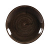 Churchill Stonecast Patina Iron Black Evolve Coupe Plate 6 1/2"(Box 12) (Direct)