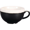 Churchill Monochrome Onyx Black Cappuccino Cup - 8oz (Box 12) (Direct)