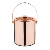Olympia Copper Barware Ice Bucket Double Wall with Lid - 1Ltr