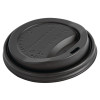 Fiesta Green CPLA Lid for Hot Cups Black- 12oz (Box 1000)