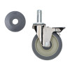 Metro Casters for Super Erecta System with Brake (Pack 4)