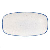 Churchill Stonecast Hints Blueberry Indigo Plate 13 7/8x7 3/8" (Box 6) (Direct)