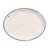 Churchill Stonecast Hints Blueberry Indigo Oval Plate 10" (Box 12) (Direct)