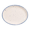 Churchill Stonecast Hints Blueberry Indigo Oval Plate 10" (Box 12) (Direct)