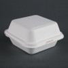 Fiesta Green Compostable Hinged Container Burger Box - 84x153x150mm (Pack 500)