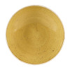 Churchill Stonecast Coupe Bowl Mustard Seed Yellow (Box 12) 182mm (Direct)