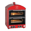 King Edward Pizza King Double Oven - Red (Direct)