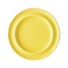 Kristallon Heritage Yellow Raised Rim Plate - 8" (Box 4)