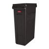 Rubbermaid Slim Jim Container with Venting Channels 87Ltr - Brown