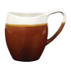 Churchill Monochrome Cinnamon Brown Bulb Mug 12.5oz (Box 6) (Direct)
