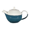 Churchill Monochrome Sapphire Blue Profile Beverage Pot 15oz (Box 4) (Direct)