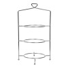 Savoy 3 Tier Cake Plate Stand 18" (46cm) - to hold 3 x 230mm Plates(Box 1)