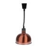 Retractable Dome Heat Shades - Copper Finish