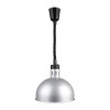 Retractable Dome Heat Shade - Silver Finish