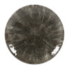 Churchill Stone Quartz Black Evolve Coupe Plate - 6 1/2" (Box 12) (Direct)