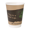Fiesta Green Double Wall PLA Hot Cups - 12oz (Sleeve 25)