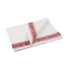 Glass Cloth Linen Union Red Border - 76x51cm