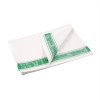 Glass Cloth Linen Union Green Border - 76x51cm