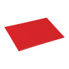 Hygiplas Anti-bacterial High Density Chopping Board Red - 18x12x1/2"