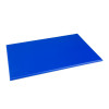 Hygiplas Anti-bacterial High Density Chopping Board Blue - 18x12x1/2"