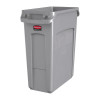 Rubbermaid Slim Jim Waste Container Grey - 60Ltr