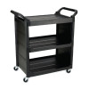 Rubbermaid Utility Cart Black