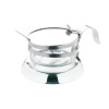 Parmesan Server & Spoon - St/St Frame with Glass Bowl