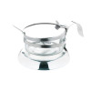 Parmesan Server & Spoon - St/St Frame with Glass Bowl