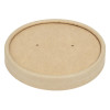 Colpac Souper Cup Lid Kraft - 8/12oz (Pack 500)