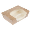 Zest Tuck Top Salad Pack Small Kraft (Pack 250)