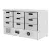 Polar G-Series Refrigerated Counter with 9 Drawers