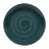 Churchill Stonecast Patina Rustic Teal Coupe Plate 260mm 10 1/4"(Box 12)(Direct)
