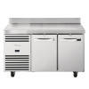 True 2 Door 1/1 GN Counter Freezer w/ Splashback TCF1/2-CL-WT-DL-DR (Direct)