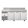 True 3 Door 1/1 GN Counter Freezer w/ Splashback TCF1/3-CL-WT-DL-DR-DR (Direct)
