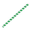 Fiesta Green Smoothie Paper Straw Green Stripe - 210mm 10mm (Pack 250)