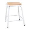 Bolero Cantina Low Stool White (Box 4)