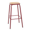 Bolero Cantina High Stool Wine Red (Box 4)