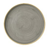 Churchill Stonecast Peppercorn Grey Walled Chefs Plate 26cm (Box 6) (Direct)