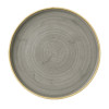 Churchill Stonecast Peppercorn Grey Walled Chefs Plate 21cm (Box 6) (Direct)