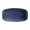 Churchill Stonecast Patina Cobalt Blue Oblong Plate 35.5x18.9cm (Box 6) (Direct)