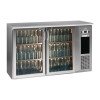 E3 2 x Glass Doors 364Ltr Under Counter Bottle Cooler (Direct)