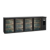 E3 4 x Glass Doors 728Ltr Under Counter Bottle Cooler (Direct)