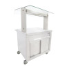 Ambient Cupboard with Plain Top LED lit Gantry & Tubular Trayslide Size2(Direct)