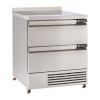 Foster FlexDrawer Counter vari temp with 2 Drawers & Splashback FFC4-2 (Direct)