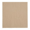 Fiesta 33cm 2 ply 4 Fold Recycled Kraft Lunch Napkin (Pack 2000)
