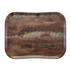 Cambro Wood Grain Versa Tray Dark Oak - 360x460mm