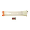 HyGenikx Replacement Shatter-proof Lamp inc Battery Orange End Cap Lamp 10sqm